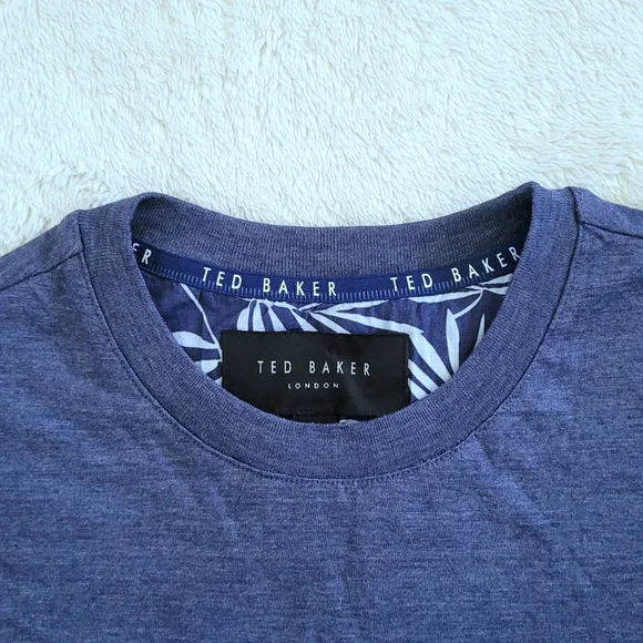 Ted Baker Heather Blueđź’™ Logo Teeđź‘• - NWT - Picture 3 of 13